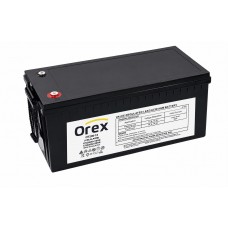 Orex 12V 220Ah (20Hr) Vrla Deep Cycle AGM Kuru Akü (522x239x222mm)